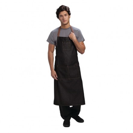 Tablier bavette Chef Works Urban Memphis noir