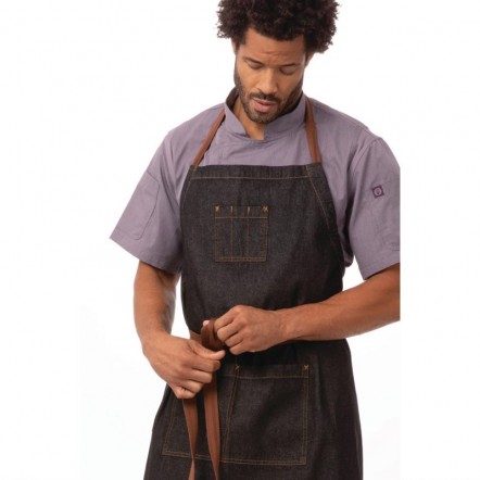 Tablier bavette Chef Works Urban Memphis noir
