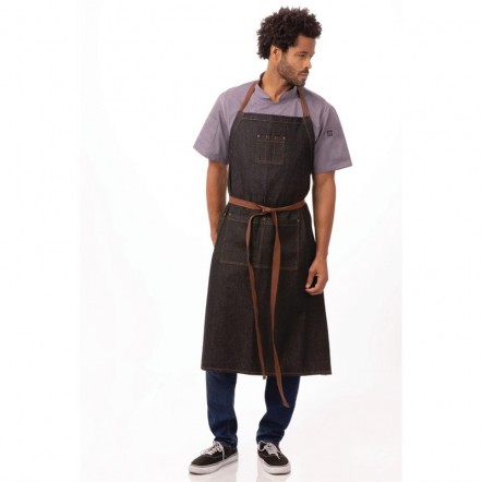 Tablier bavette Chef Works Urban Memphis noir