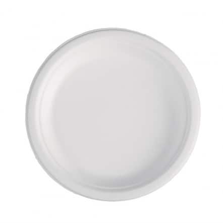Assiettes en bagasse compostables Fiesta Green 17,9 cm (x50)