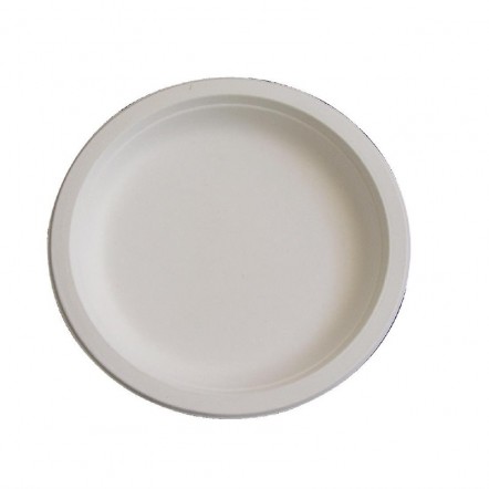 Assiettes en bagasse compostables Fiesta Green 17,9 cm (x50)