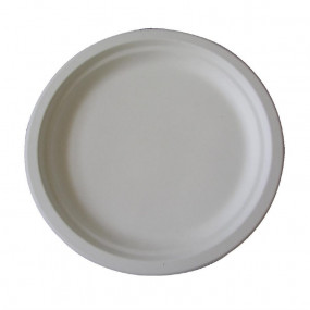 Assiettes en bagasse compostables Fiesta Green 26 cm (x50)