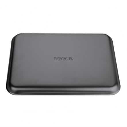 Plaque de cuisson en aluminium anodisé Vogue 370 x 265mm