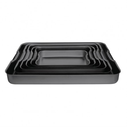 Plat à rôtir en aluminium anodisé Vogue 370mm
