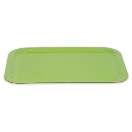 Plateau de service en polyester Roltex Trapèze GN 500x325mm vert