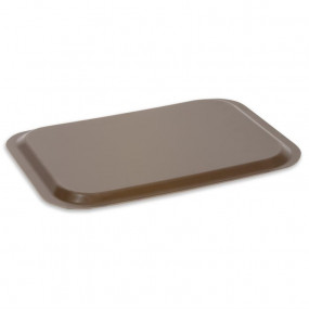 Plateau de service en polyester Roltex Trapèze GN 500x325mm vert