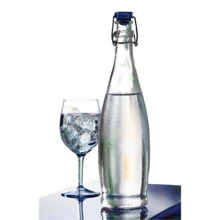 Bouteilles d'eau en verre 1L