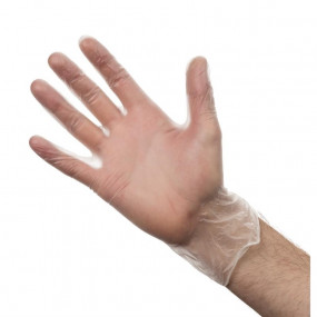 Gants en vinyle non poudrés Vogue M