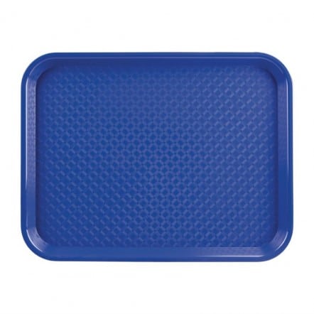 Plateau self-service Kristallon bleu 450 x 350mm