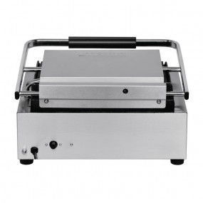 Grand gril de contact simple Bistro Buffalo lisse/lisse