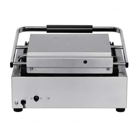 Grand gril de contact simple Bistro Buffalo lisse/lisse