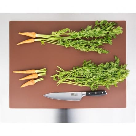 Grande planche à découper basse densité Hygiplas marron