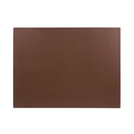 Grande planche à découper basse densité Hygiplas marron
