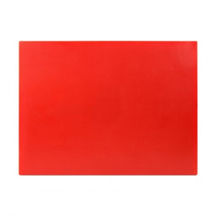 Grande planche à découper basse densité Hygiplas rouge