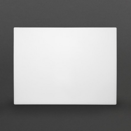 Grande planche à découper basse densité Hygiplas blanche