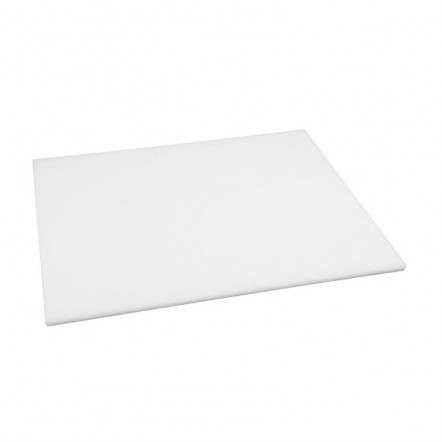 Grande planche à découper basse densité Hygiplas blanche
