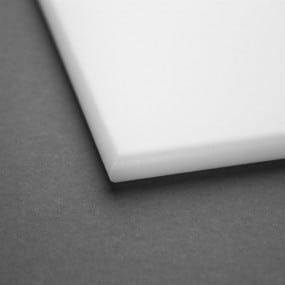 Petite planche à découper haute densité Hygiplas blanche