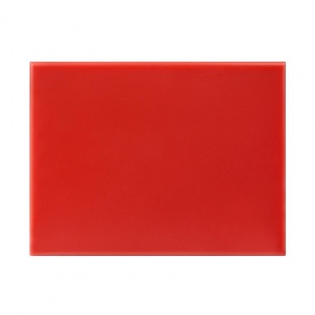 Petite planche à découper haute densité Hygiplas rouge