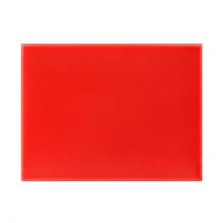 Petite planche à découper haute densité Hygiplas rouge