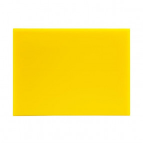 Petite planche à découper haute densité Hygiplas jaune