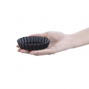 Moule à tartelette cannelé antiadhésif avec fond amovible Vogue 10 cm (x3)