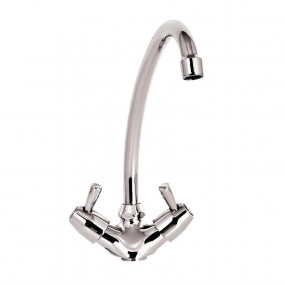 Robinet mélangeur monotrou 1/4 de tour modèle standard col 200mm