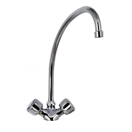 Robinet mélangeur monotrou 1/4 de tour modèle standard col 300mm