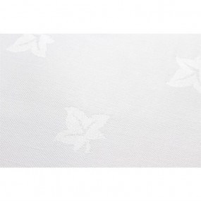 Serviettes blanches en coton motif feuille de lierre Mitre Luxury Luxor 550 x 550mm