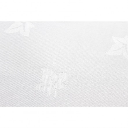 Serviettes blanches en coton motif feuille de lierre Mitre Luxury Luxor 550 x 550mm