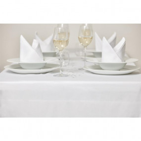 Nappe blanche bande de...