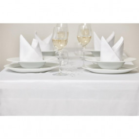 Nappe blanche bande de...