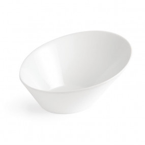 Bols ovales inclinés blancs Olympia 222 x 246mm