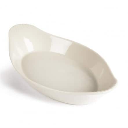 Plats ovales à oreilles Olympia Ivory 130 x 228mm