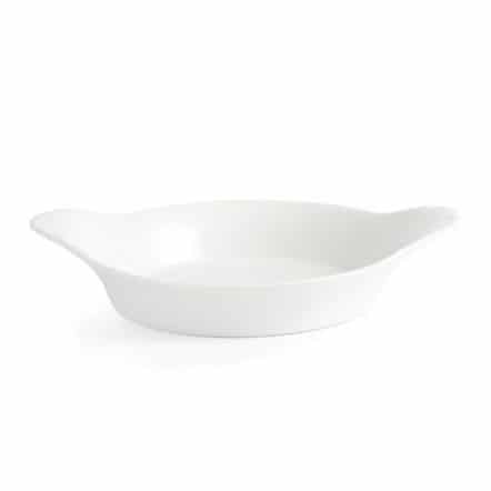 Plats ronds à oreilles blancs Olympia 220mm