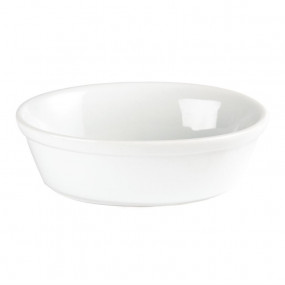 Plats à gratin ovales blancs Olympia 161 x 116mm