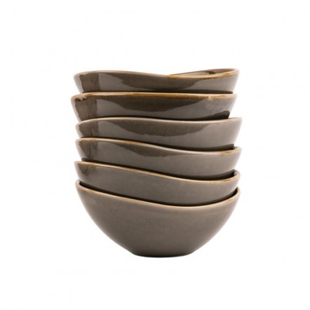 Bols Olympia Kiln gris 215mm