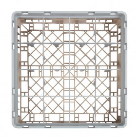Casier à verres 16 compartiments Camrack Cambro beige hauteur max 92mm