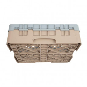 Casier à verres 16 compartiments Camrack Cambro beige hauteur max 92mm