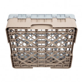 Casier à verres 36 compartiments Camrack Cambro beige hauteur max 92mm