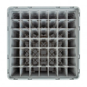 Casier à verres 49 compartiments Camrack Cambro beige hauteur max 298mm