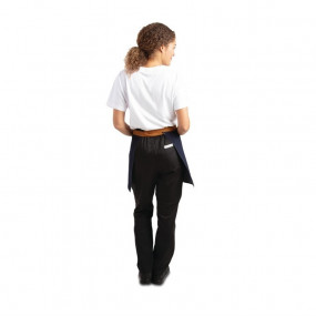 Tablier serveur Southside denim bleu et ceinture ocre
