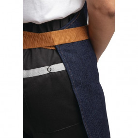 Tablier serveur bleu denim Southside Whites 700x1000mm
