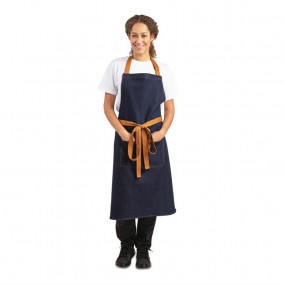 Tablier serveur bleu denim Southside Whites 700x1000mm