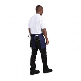 Tablier serveur court Whites bleu marine