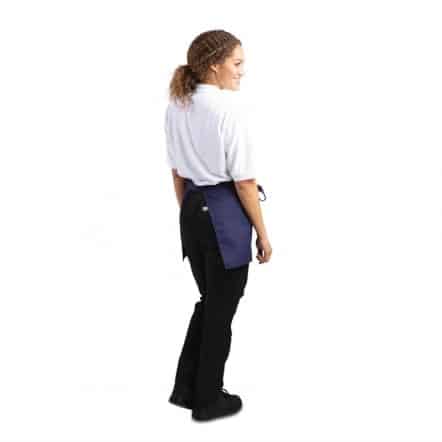 Tablier serveur court Whites bleu marine
