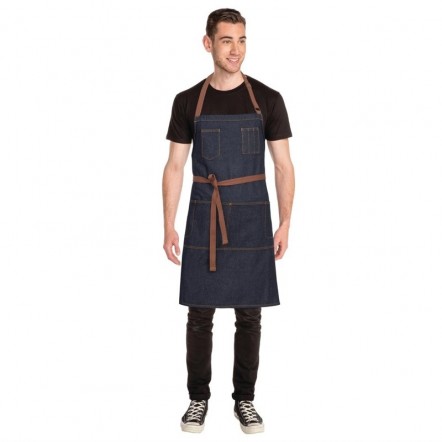 Tablier bavette Memphis Chef Works indigo