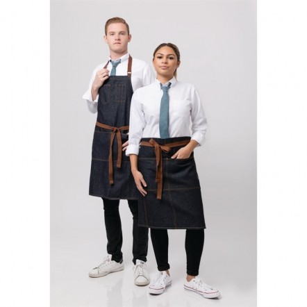 Tablier bavette Memphis Chef Works indigo