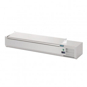 Saladette à poser avec couvercle Polar Série G 7x GN 1/4
