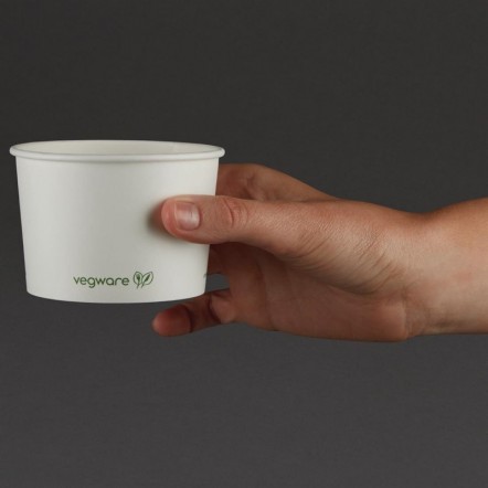 Bols à soupe / glace compostables Vegware 23 cl (x1000)