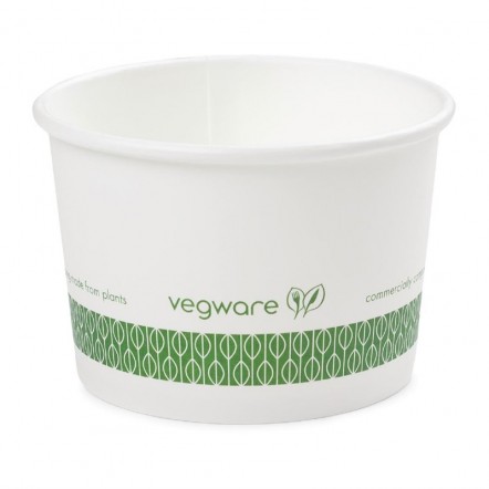 Bols à soupe / glace compostables Vegware 23 cl (x1000)